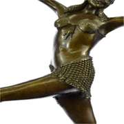 Egyptian Dancer Bronze Statue