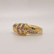 14kt Yellow Gold & Diamond Band Ring