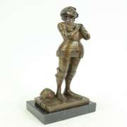Laugier Joan Jeanne de Arc Bronze Sculpture