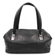 Chanel Calfskin Square Stitched Large Black Tote