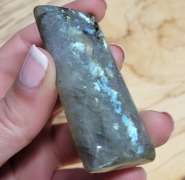 Amazing teal flashing! 178.88ct Labradorite cabochon