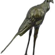 Wildlife Stork Bird Bronze Statue