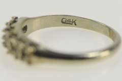 14K White Gold Vintage NOS 1950's Wedding Band Setting Ring