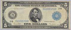 $5 Series of 1914 Fed Reserve Note