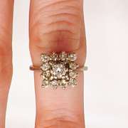 14kt White Gold & Diamond Ring