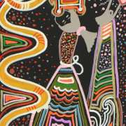 Raphael Abecassis"Temptation" Hand Signed Framed Original Painting with COA.