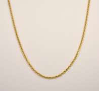 Glittering Variation of 14k Rope necklace
