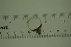 Vintage Sterling Silver Amethyst Ring