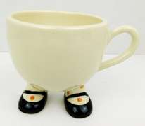 Vintage Carlton Ware Walking Feet Coffee Cup