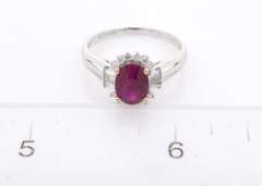 Ravishing Ruby and Diamond Ring