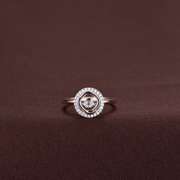 Beautiful Two tone Dancing Stone Ring