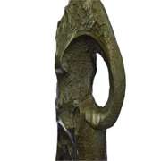 Elegant Woman Modern Bronze Sculpture