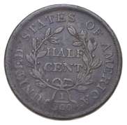 1804 Draped Bust Half Cent