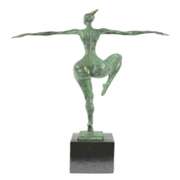 Abstract Bronze Sculpture