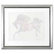 Guillaume Azoulay, "Etude MMZX" Framed Original Drawing, Hand Signed with Letter of Authenticity.