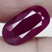 Stunning violet red 6.03ct unheated Ruby