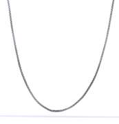 Vintage Sterling Silver Italian Popcorn Chain Necklace