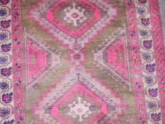 Semi Antique Persian Heriz 4.1x10.4