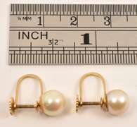 Pearl Earrings for Non-Pierced Ears