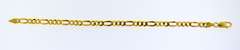 Italian Sterling Silver Figaro Bracelet