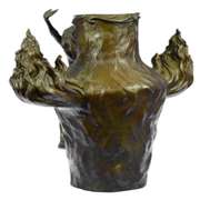 Nude Lady Girl Water Jug Bronze Sculpture