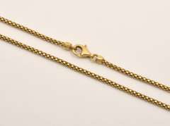 Sparkling 14k Popcorn Link Necklace