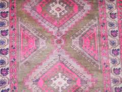 Semi Antique Persian Heriz 4.1x10.4