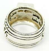 Silpada Wide Sterling Black Onyx Ring, Size 10