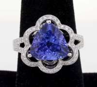 Tempting Tanzanite & Diamond Ring