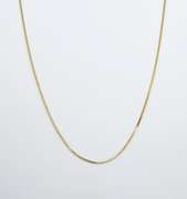 Practical 14k Box Link Necklace