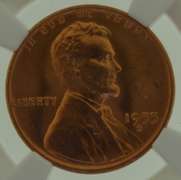 1955-S NGC 1Cent Lincoln MS66RD