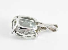 Contemporary Green Amethyst Pendant
