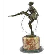 Woman Dancer Bronze Sculpture