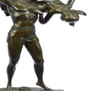 Two Russian Dancer Bronze Statue