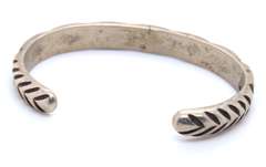 Vintage Sterling Silver Turquoise Cuff Bangle