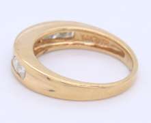 Sparkling Yellow Gold Diamond Band