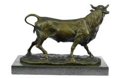 Wall Street Bull Bronze Sculpture