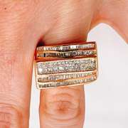 Gent's 14kt Solid Gold & 2.0 Carat Diamond Ring
