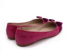 Ferragamo Varina Pink Flats Size 10 W/ Box