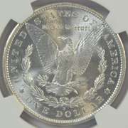 Very flashy Choice BU 1890-S Morgan Silver Dollar. NGC MS63