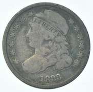 1833 Liberty Cap Dime - CUD Run E1 to A1