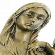 Mother Virgin Mary Bronze Statue