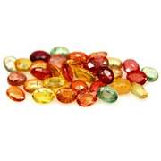 Glittering 7.49ct fancy color Sapphire set