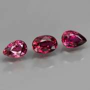 Richly colored .51ct UNHEATED Sapphire set