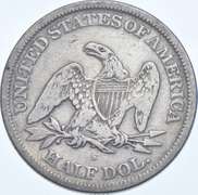 1865-S Seated Liberty Half Dollar