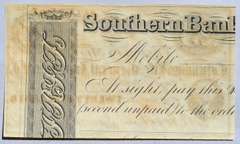 25 Cent Columbus Mississippi Life &General Insurance Company Jan 1 1864 Note