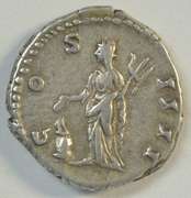 Needle-sharp Antoninus Pius Roman Silver Denarius, 138-161 AD