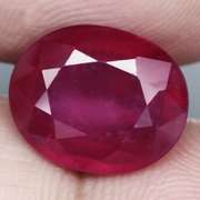 Fantastic 4.48ct oval cut rich blood red Ruby