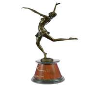 Leaping Dancer Bronze Statue