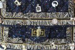 Designer Style Navy Color Hand Bag